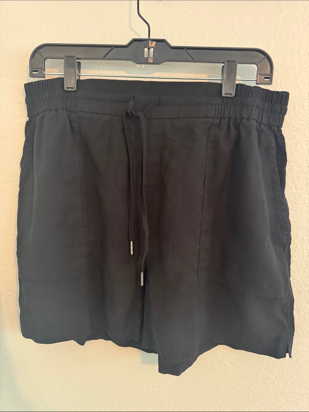 Simply Vera Vera Wang Black Drawstring Casual Shorts